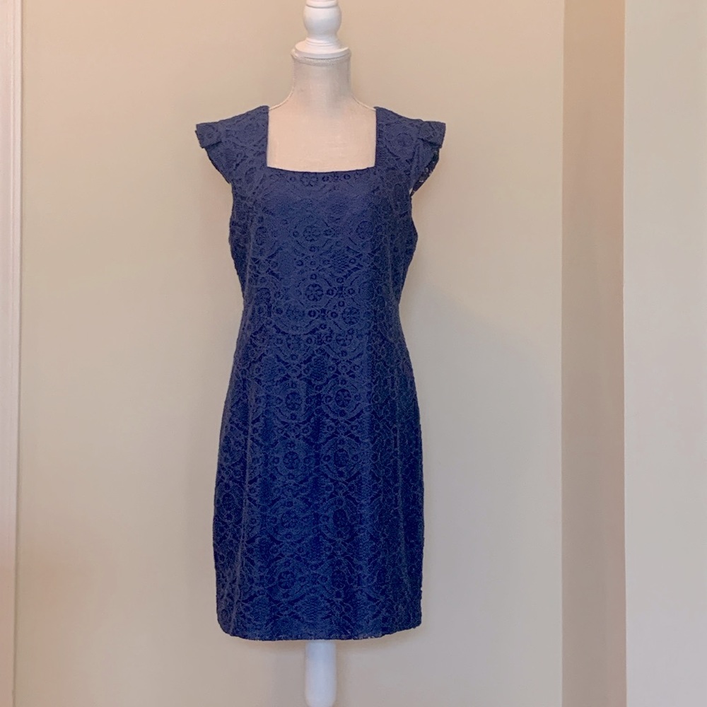 Lucid Pink, Classy royal blue dress, size L.